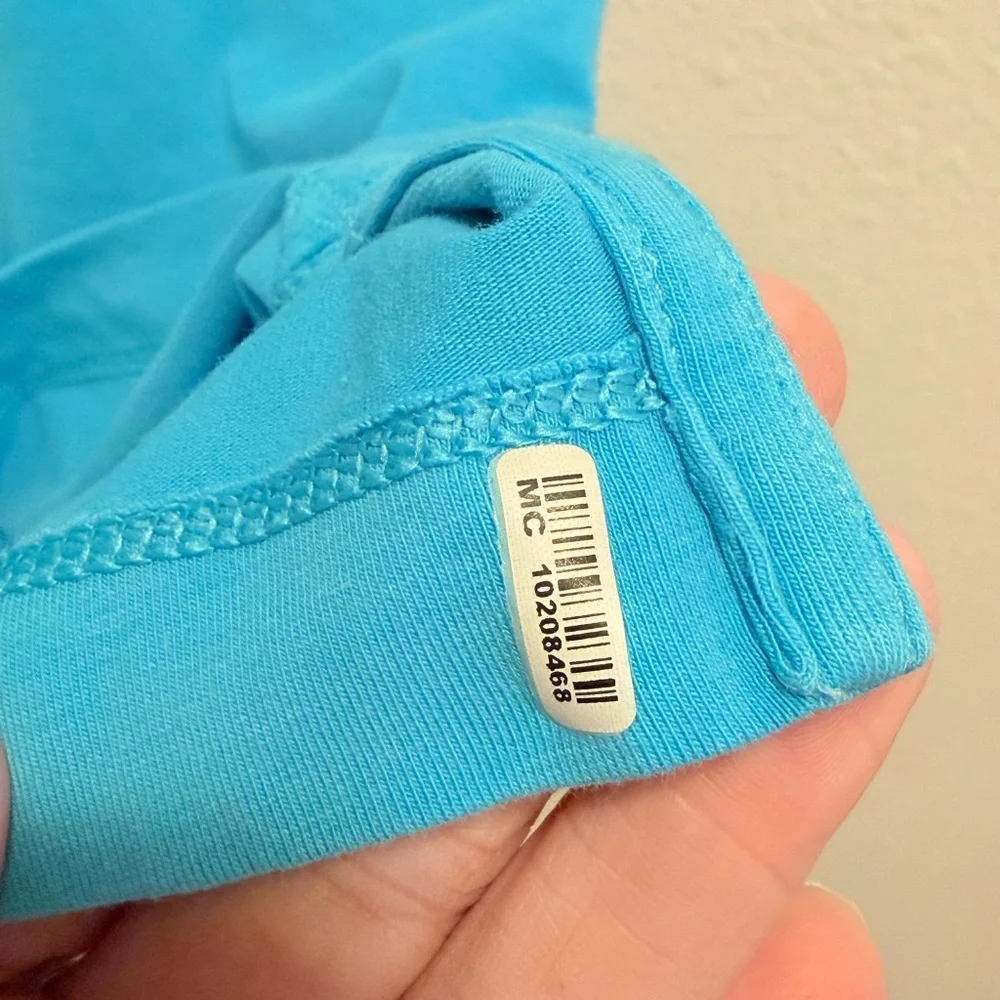 🍋Lululemon Polo Mens Evolution Blue Short Sleeve Shirt Athletic Stretch, Large, - Picture 8 of 11
